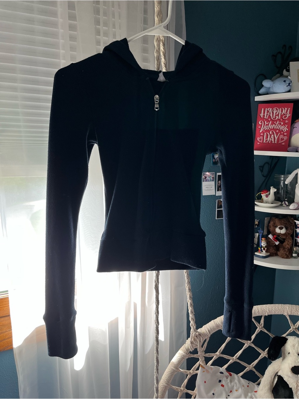 Gilly Hicks Navy Zip Hoodie